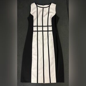 Calvin Klein Color-block Stripe Dress
